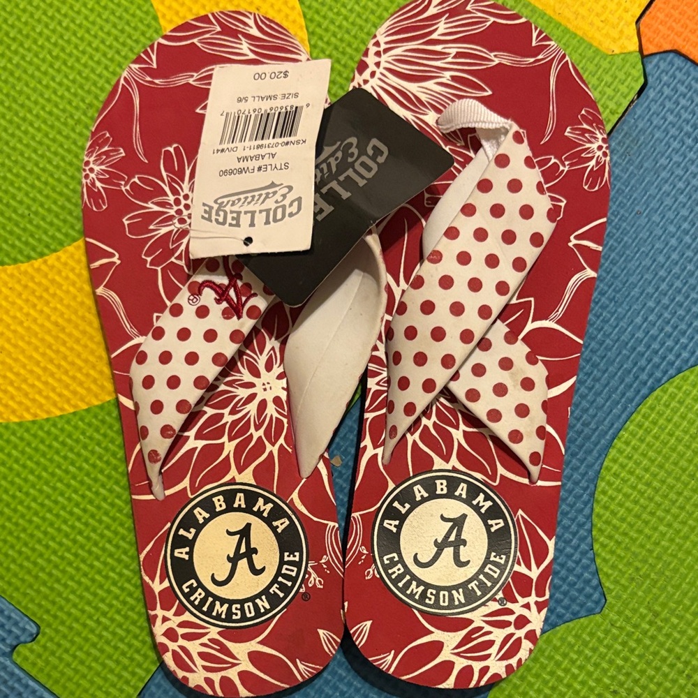 Alabama Crimson Tide Flip Flops ❤️🐘